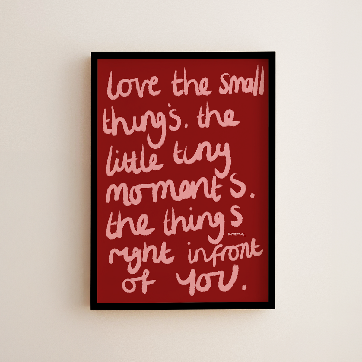 THE LITTLE THINGS