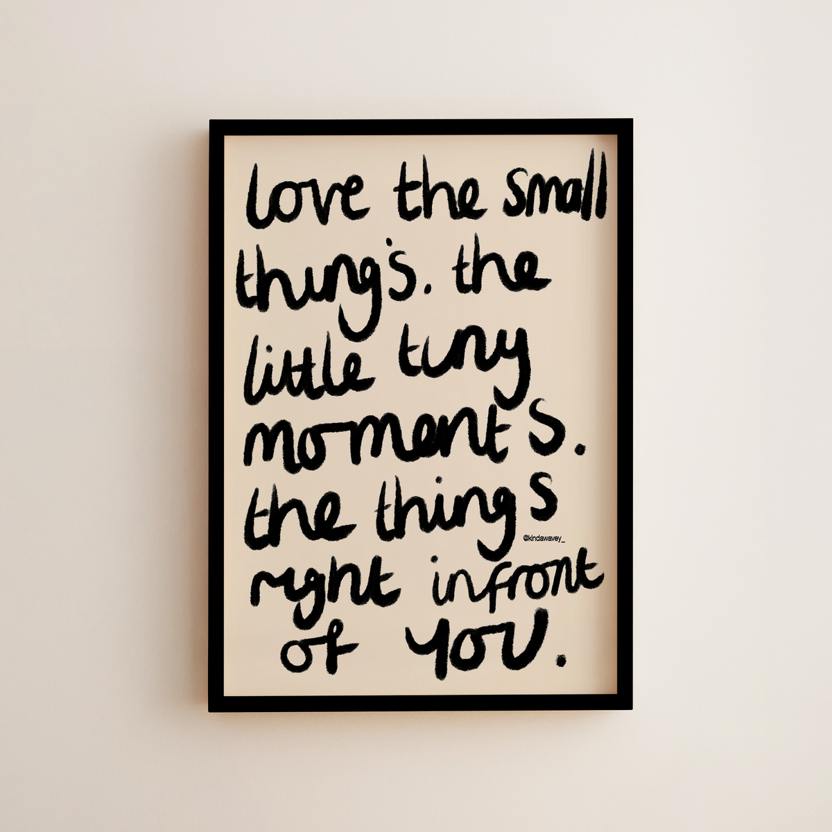 THE LITTLE THINGS