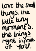 THE LITTLE THINGS