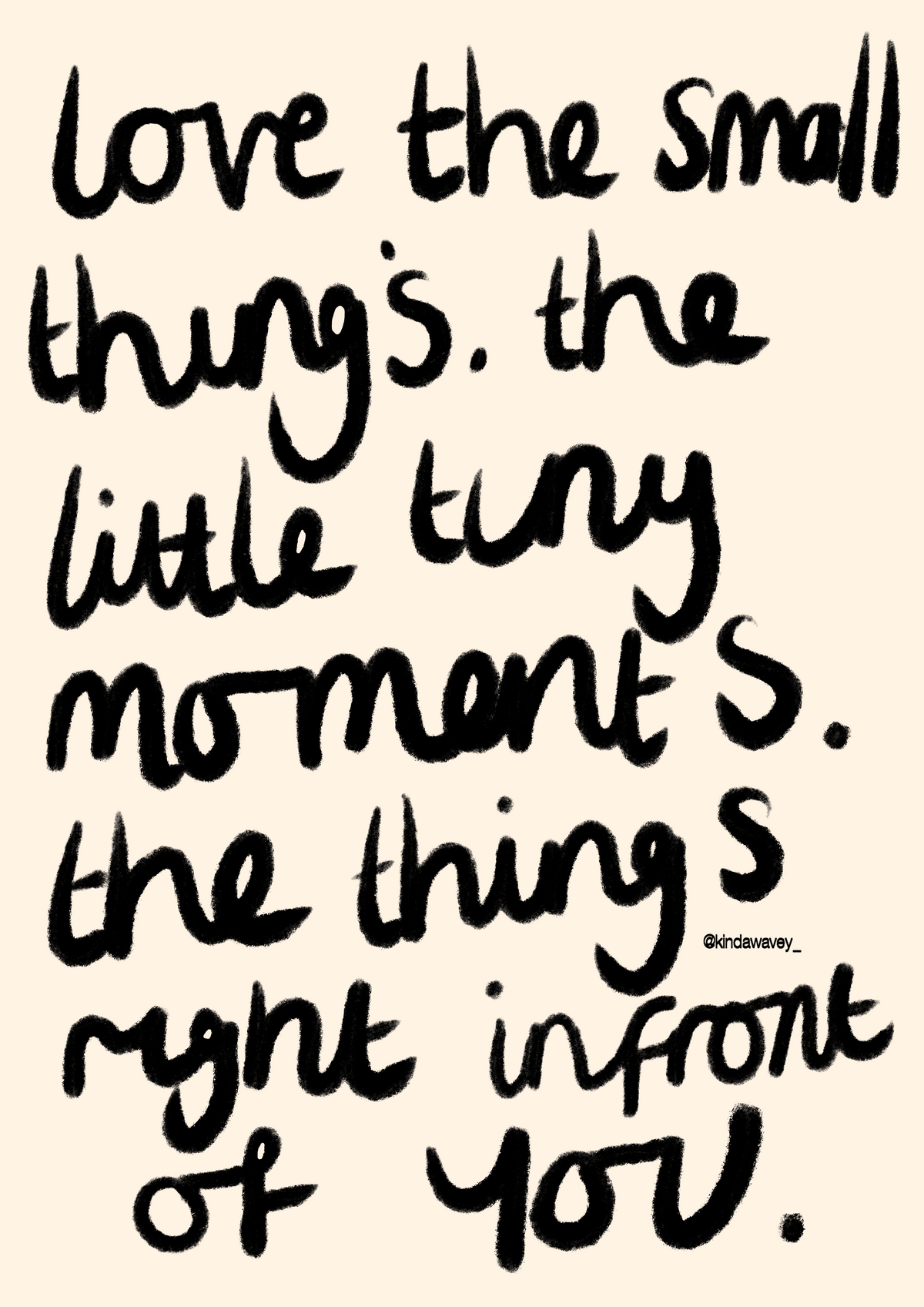 THE LITTLE THINGS