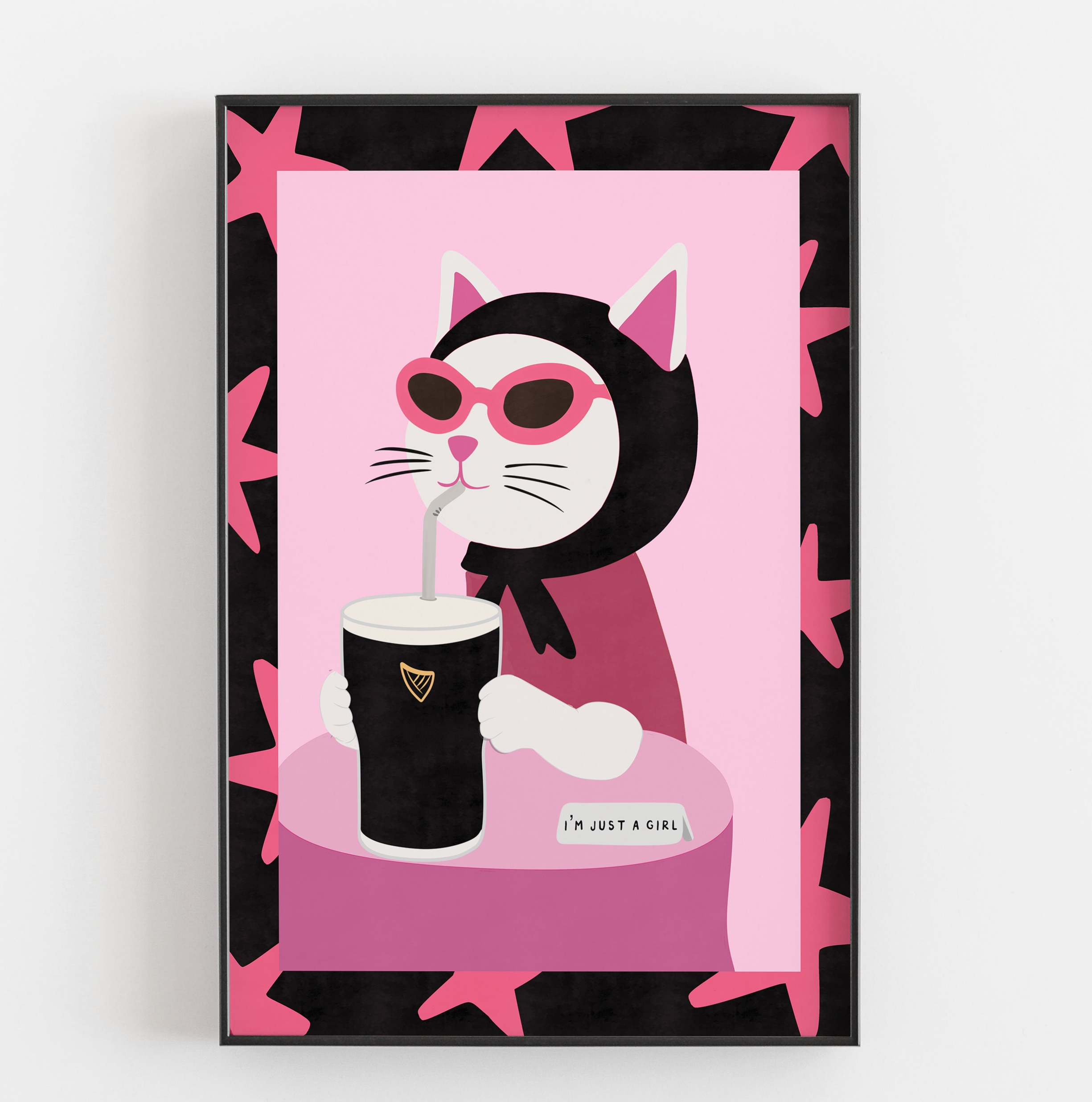 JUST A GAL N HER GUINESS